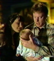 Lucy, Rob, and their son Julius Bay